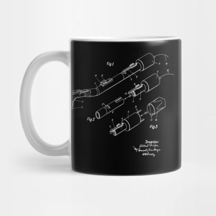 Dentist Drill Vintage Patent Drawing Mug